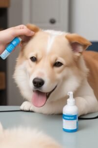 Peroxide in dog's ear