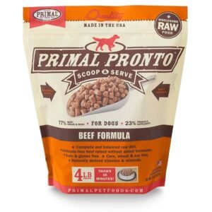 Primal Frozen Canine Beef Pronto Formula Dog Food