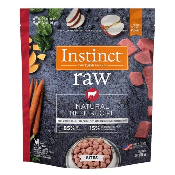 Instinct Raw Frozen Beef Bites Frozen Dog Food