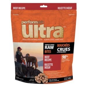 Performatrin Ultra Freeze-Dried Raw Bites Beef Recipe Dog Food, 25Oz
